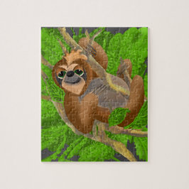 Puzzle Una Llanura Silenciosa Relajándose En Un Árbol