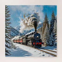 Puzzle Una locomotora de vapor