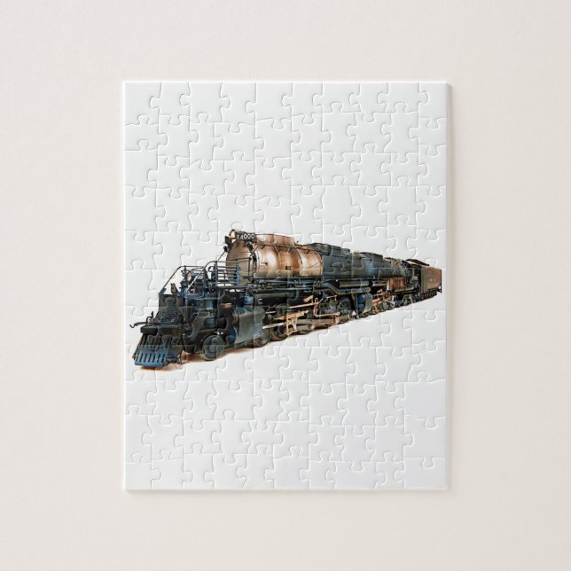 Puzzle Una locomotora de vapor grande del muchacho (Vertical)