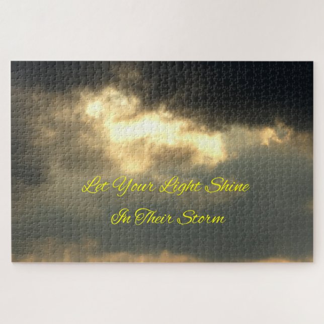 Puzzle Una luz en la tormenta (Horizontal)