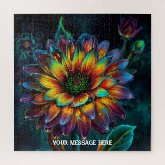 Puzzle Una magnífica flor exótica grande en flor