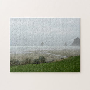 Puzzle Una mañana brumosa en la playa