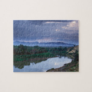 Puzzle Una mañana tormentosa, con nubes amenazantes