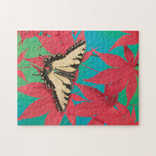 Puzzle Una mariposa canadiense cola de golondrina tigre