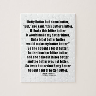 Puzzle Una mejor mantequilla de Betty Botter (tornado de