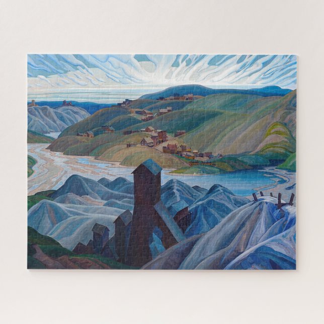 Puzzle Una mina de plata del norte | Franklin Carmichael  (Horizontal)