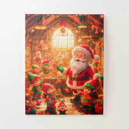 Puzzle Una muestra de algunos de sus juguetes - Santa en 