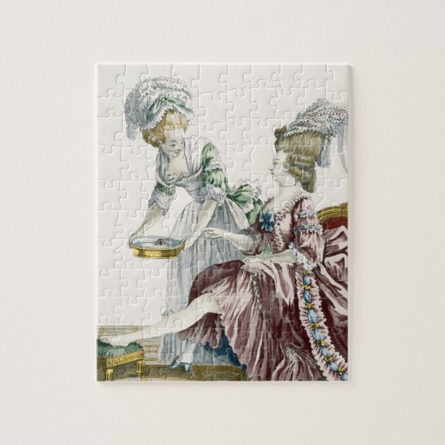 Puzzle Una mujer elegante que se lava los pies, platea 32 (Vertical)