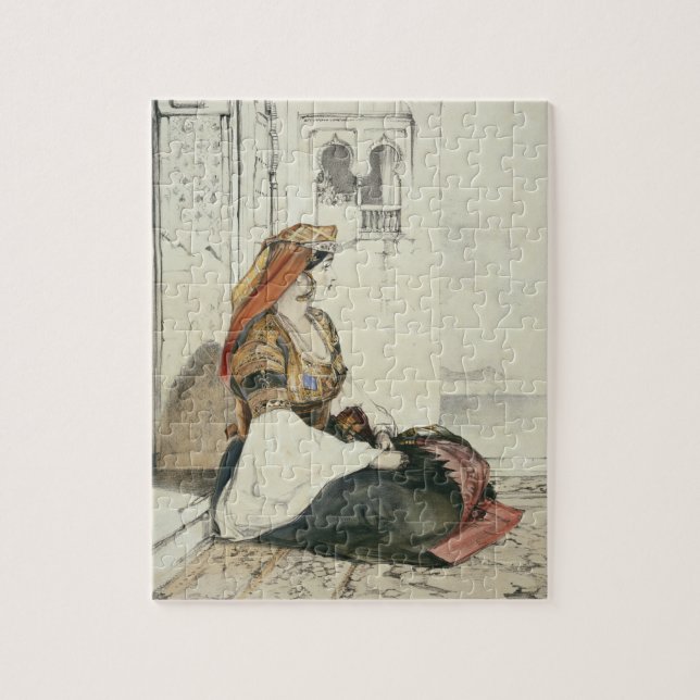 Puzzle Una mujer judía de Gibraltar, de 'bosquejos del (Vertical)