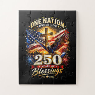 Puzzle Una Nación Bajo Dios 250 Años 250 Aniversario