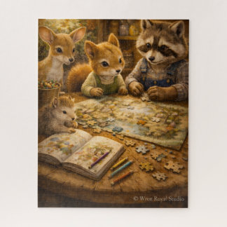 Puzzle Una noche acogedora en Pinecone Hollow 