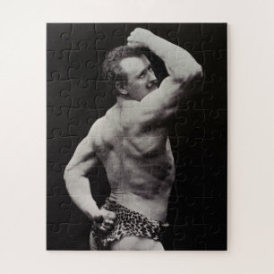 Puzzle Una nueva pose de los hombres fuertes Eugen Sandow