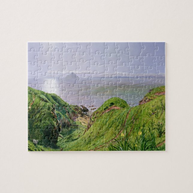 Puzzle Una opinión Ailsa Craig y la isla de Arran, 1860 (Horizontal)