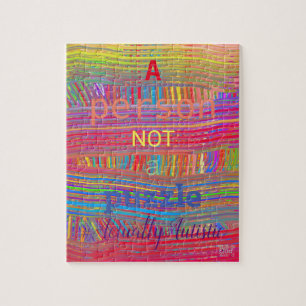 Puzzle Una persona NO un rompecabezas: aceptación del au