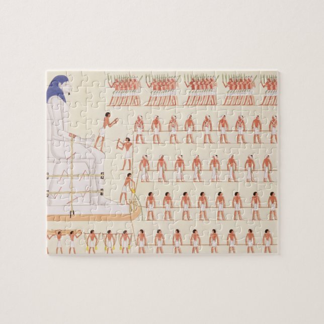 Puzzle Una pintura de pared en Beni Hasan que representa (Horizontal)