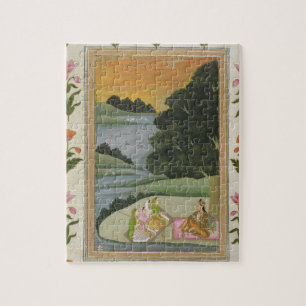 Puzzle Una princesa que escucha los músicos de sexo