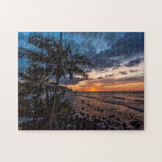 Puzzle Una puesta de sol hermosa (Horizontal)