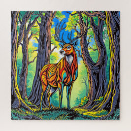Puzzle Una representación artística de un majestuoso cier