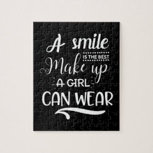 Puzzle Una Sonrisa Es La Mejor Maquillaje