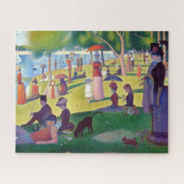 Puzzle Una tarde de domingo en La Grande Jatte (Horizontal)