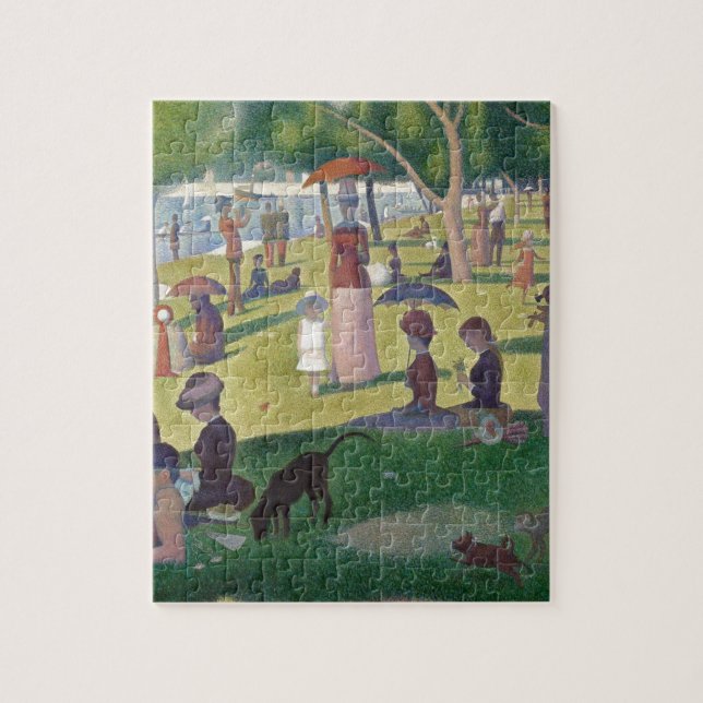 Puzzle Una tarde de domingo en la isla de La Grande Jatt (Vertical)