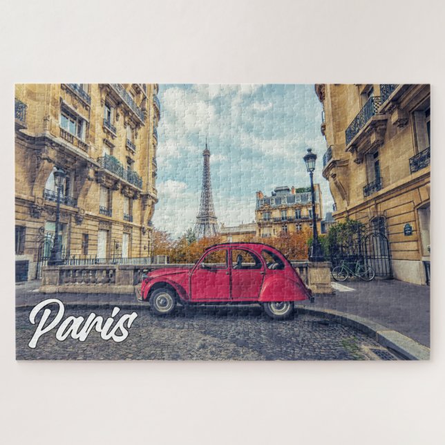 Puzzle Una Tarde En París, Francia (Horizontal)