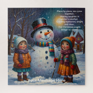 Puzzle Una temporada de alegría y magia de los Navidades