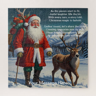 Puzzle Una temporada de alegría y magia de los Navidades