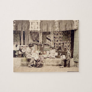 Puzzle Una tienda japonesa del paño, c.1890 (phot