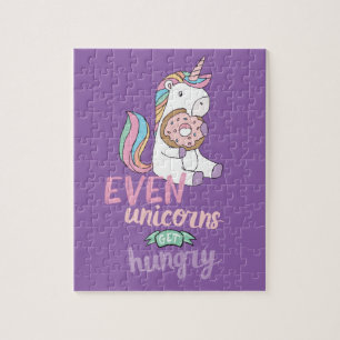Puzzle Una Unicornio colorida y divertida obra de arte