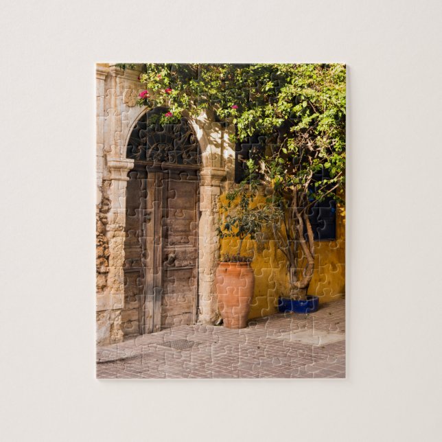 Puzzle Una vieja puerta europea (Vertical)