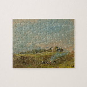 Puzzle Una vista del brezo de Hampstead, con las figuras