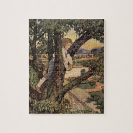 Puzzle Una vista desde los árboles de Jessie Willcox Smit