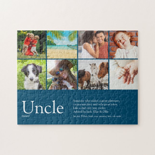 Puzzle Uncle Cote Modern Guay Fun Collage de fotos (Horizontal)