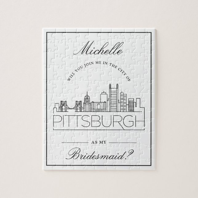 Puzzle ¡Únete A Mí En Pittsburgh! | Solicitud de dama de  (Vertical)