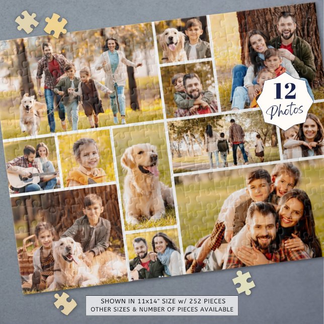 Puzzle Único 12 Collages de fotos simple (Subido por el creador)