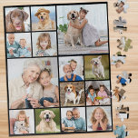 Puzzle Único 14 Collages de fotos moderno 16x20 simple<br><div class="desc">Desbloquea la alegría de los recuerdos compartidos con nuestro querido rompecabezas de 14 Collages de fotos de Recuerdos. Este delicioso rompecabezas es perfecto para celebrar momentos especiales con la familia, amigos, mascotas y abuelos. Ya sea una colección de tus instantáneas favoritas de unas vacaciones familiares, una serie de reconfortantes fotos...</div>