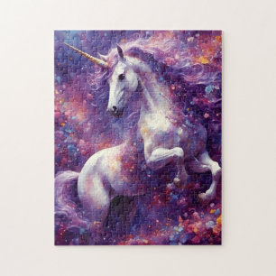 Puzzle Unicorn Purple Mane