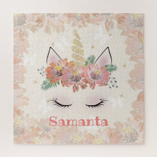 Puzzle Unicorn, Unicorn Face, personalizado