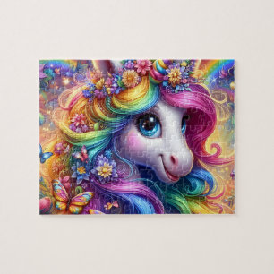 Puzzle Unicornio Arcoíris