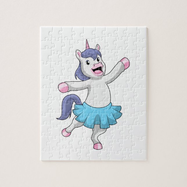 Puzzle Unicornio como Ballerina en el ballet (Vertical)