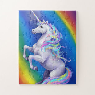 Puzzle Unicornio con Arcoíris