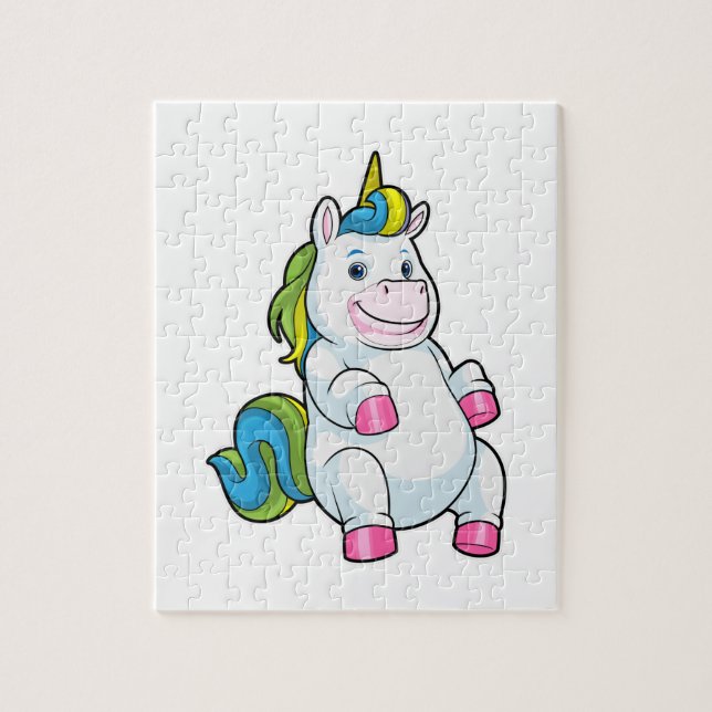 Puzzle Unicornio con gran Belly (Vertical)