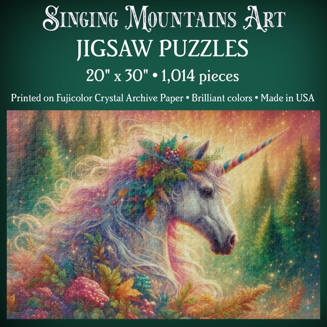 Puzzle Unicornio de Ensueño Arcoíris de Fantasía (Subido por el creador)