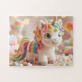 Puzzle Unicornio de Malvavisco y Sueño de Caramelo Pastel