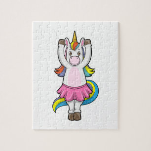 Puzzle Unicornio en Ballet Dance con Skirt