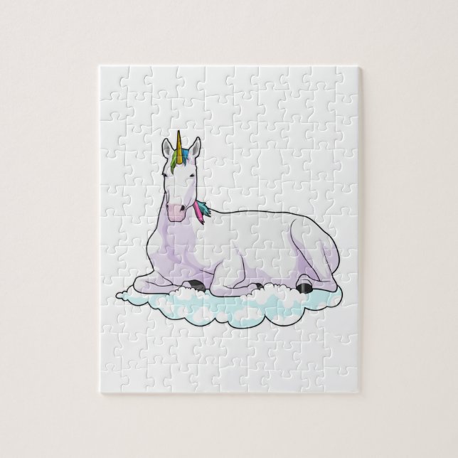 Puzzle Unicornio en la nube (Vertical)
