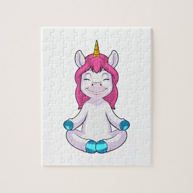 Puzzle Unicornio en Meditate en Sentado (Vertical)