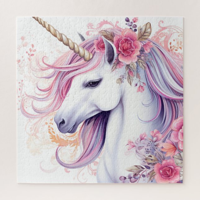 Puzzle Unicornio Mágico Adorable (Vertical)