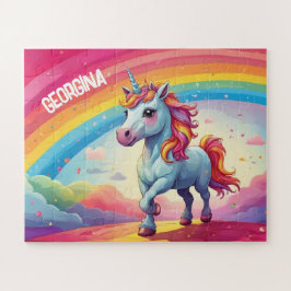 Puzzle Unicornio mágico personalizado